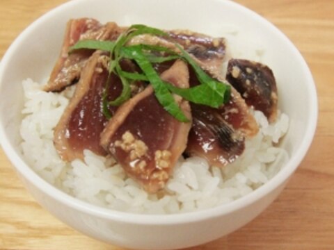 醤油麹でづけ！簡単かつお漬け丼